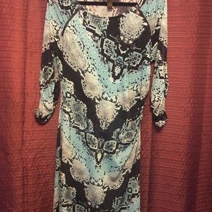 INC Reptile Print Dress